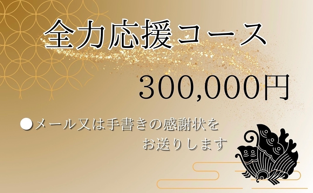 全力応援コース | 300000円