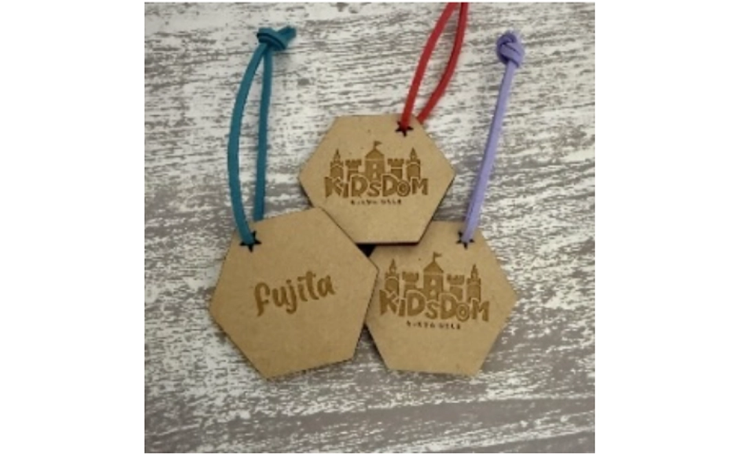 キッズダムロゴ入りネームタグ　1人分