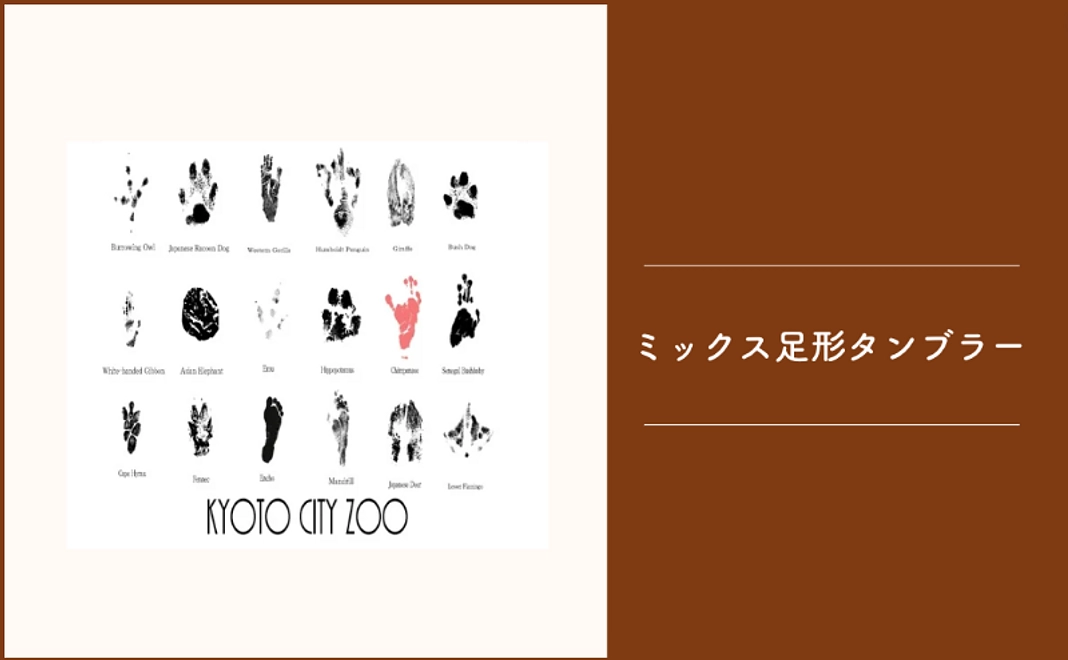 ＜京都市外在住の方および市内企業限定＞ミックス足形タンブラー