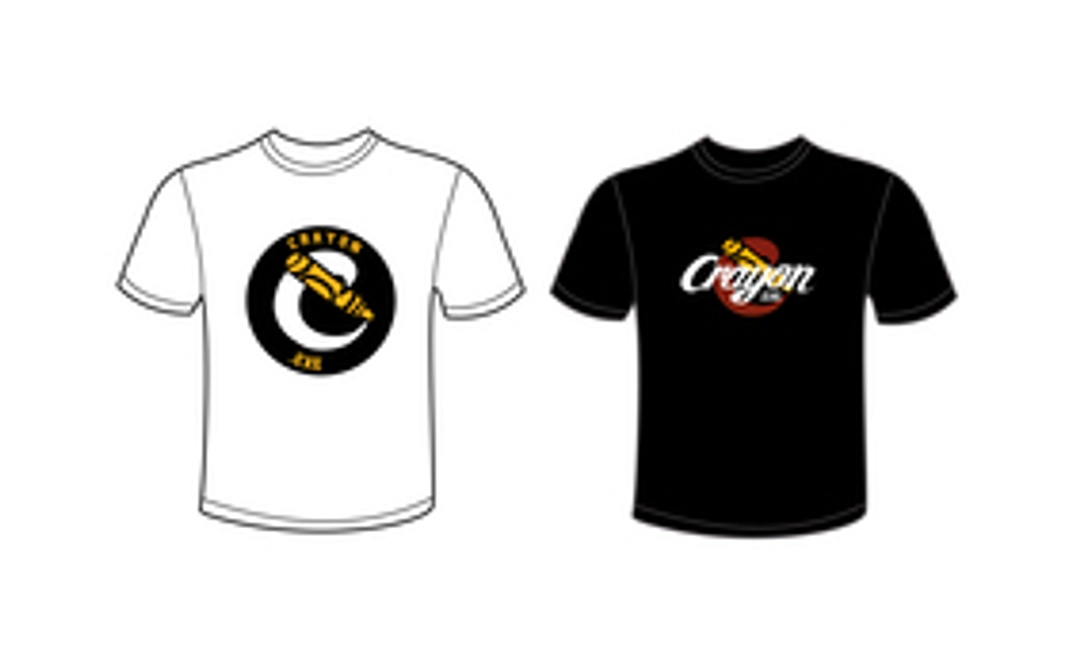 CRAYON.EXEの小物セット及びTシャツ