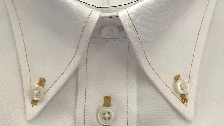 ブランドワイシャツ　ゴールデンゴールド