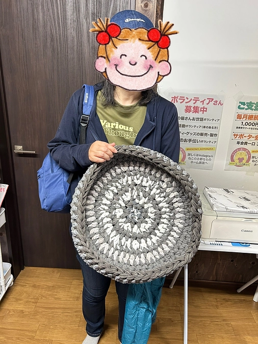 輪っ活にてオーダー猫ベッド初販売❣️とTNR活動🐱