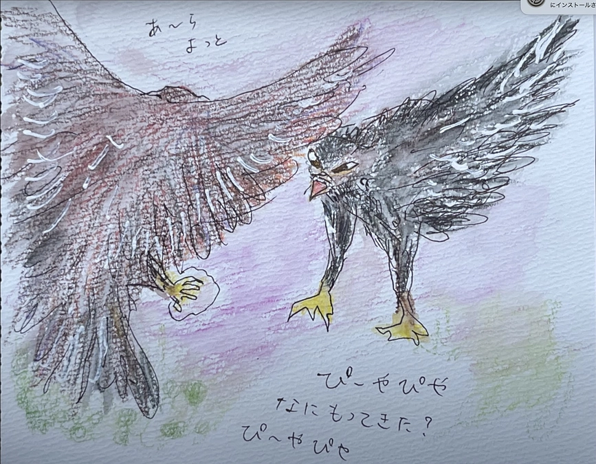 ニーナ家族の絵と創作小説