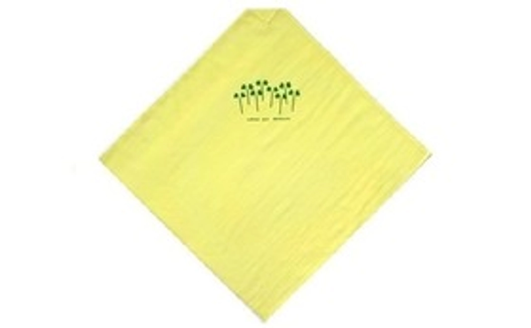 ご寄付いただきありがとうございます。謝礼として「黄色いエコハンカチ」を差し上げます。