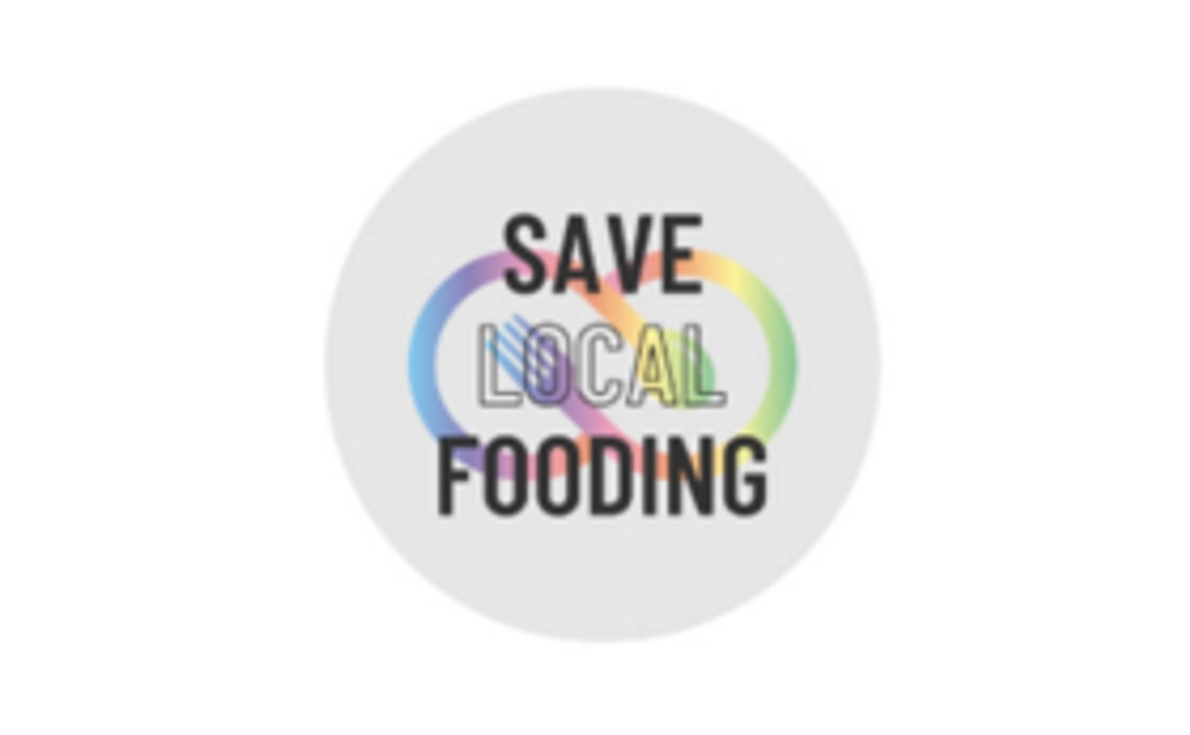 STOP！コロナ！！～「SAVE　LOCALバッジ」（WHITE）×1枚