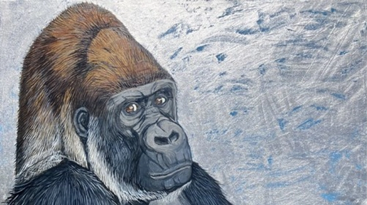 【リターンのご紹介】阿部知暁様プレミアムグッズ｜モンタ油彩ポスターＡ2サイズ＋直筆イラスト付きサイン