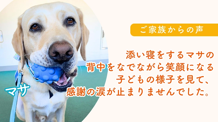 入院する子どもたちを笑顔に!ファシリティドッグ育成基金2023 5枚目