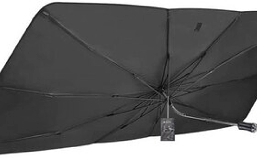 A:軽自動車 日除け車傘開け方式四角サンシェード125(W)×70(H)mm