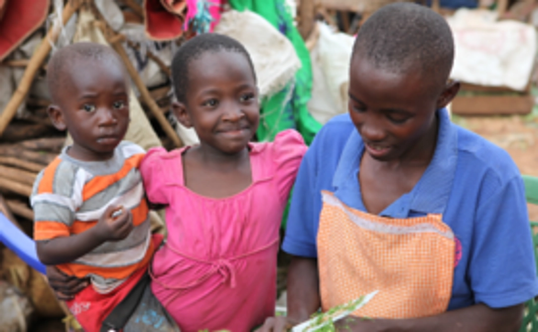 子どもたちの写真付きサンクスカード