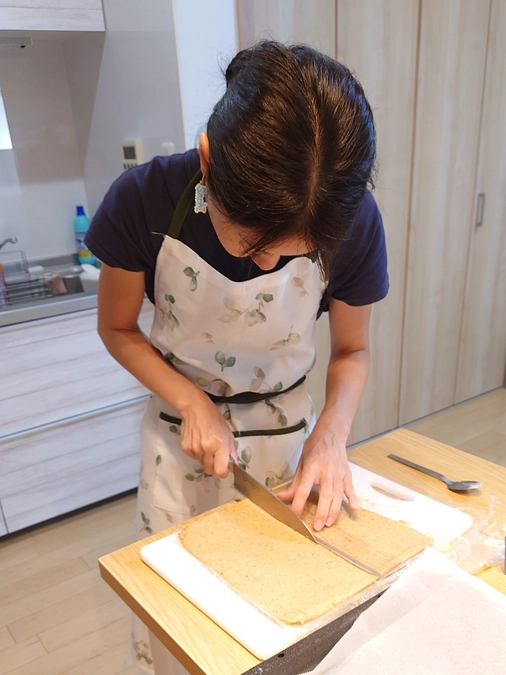 リターンのお菓子、試作開始！