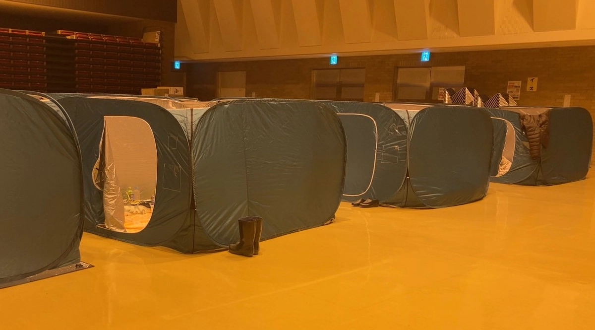 大船渡市内３カ所の避難所でニーズ調査を行いました