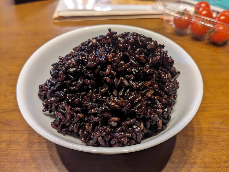 黒いお米、古代米を栽培チャレンジしました☆