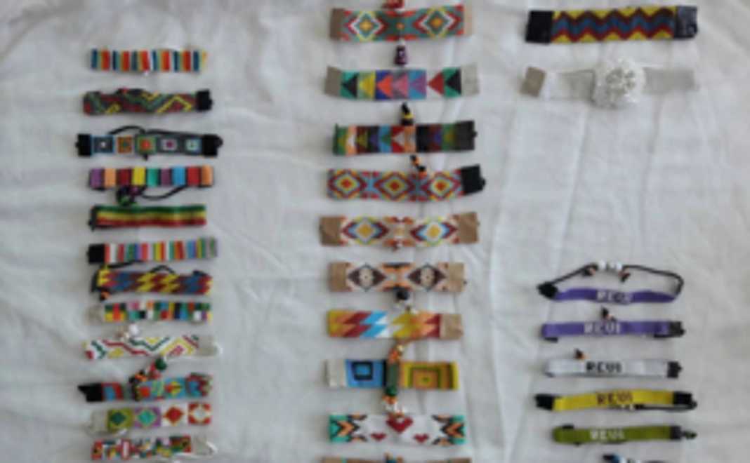 【子供達が作ったブレスレットをお送りします！】