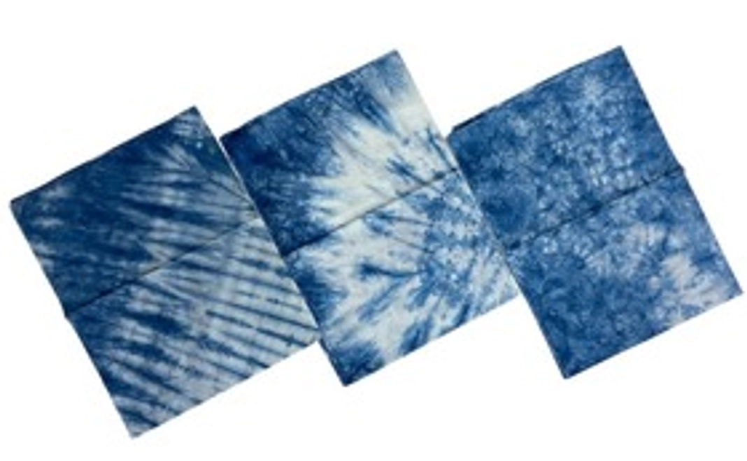 武州壺藍染大判ハンカチ1枚