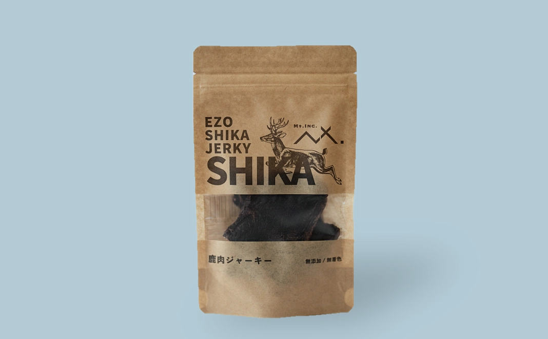 北海道で捕れた天然エゾ鹿のジャーキーor天然エゾ鹿コインチップス 30g ×1袋