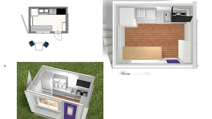 コンテナを利用したテイクアウト店舗の開発.1（企画・設計)