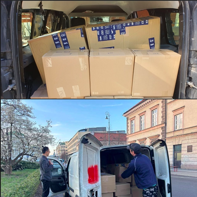 日本財団ボランティアセンターからご寄付いただいた衣類