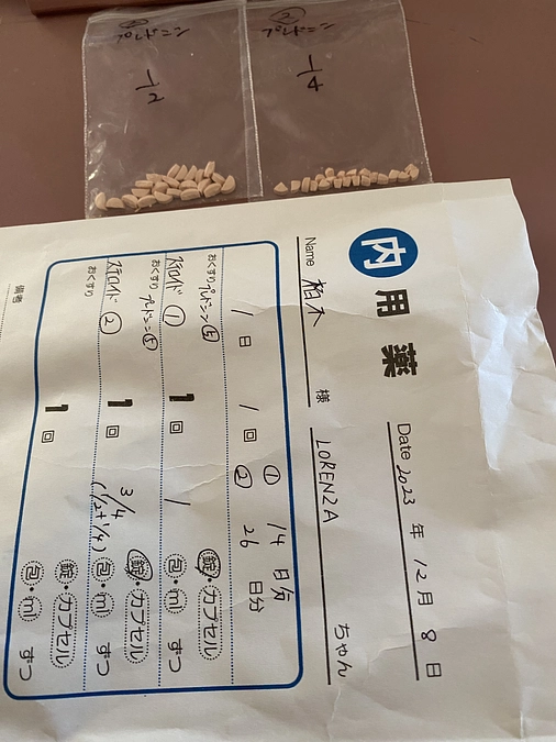 プレドニン内服薬、２錠から減らして４分の３錠服用してます、限界です、早く抗がん剤治療へ！