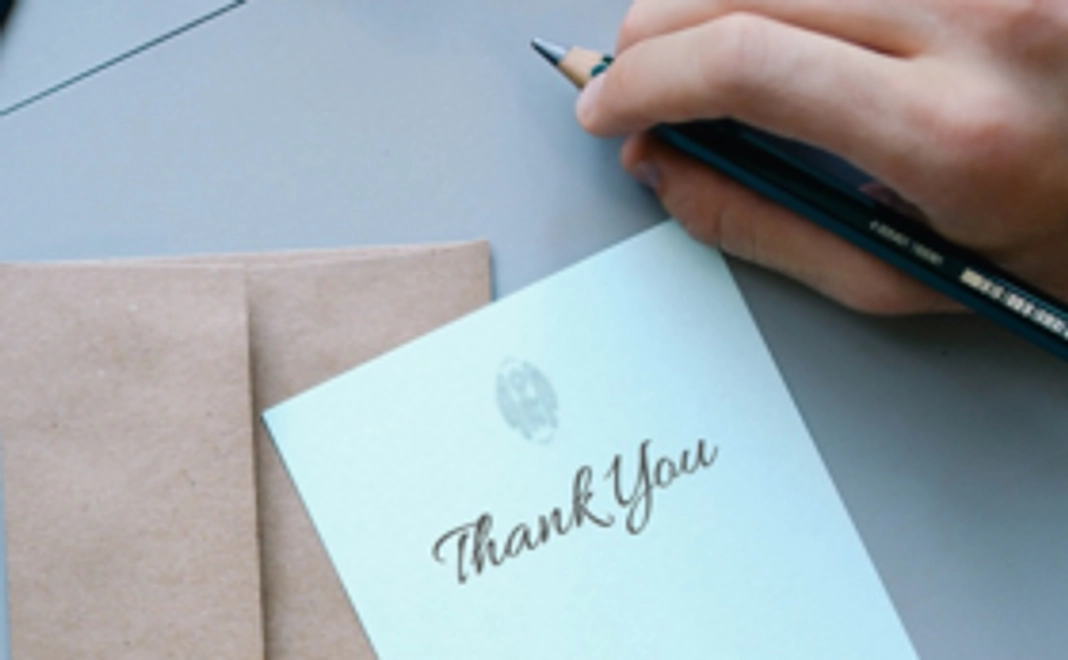 感謝の気持ちを込めたサンクスメール