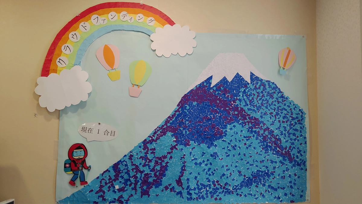 院内デコレーションシリーズ　Part ４ 【クラファン登頂メーター】