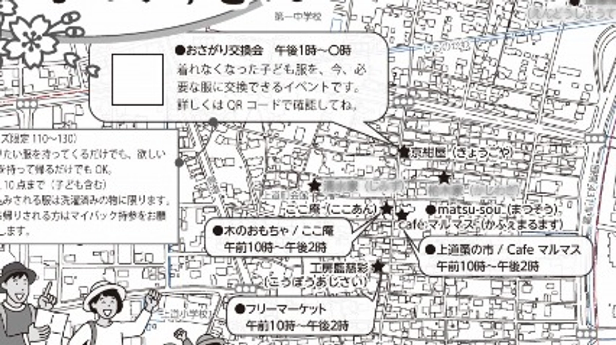 お大師さんまち歩きマップ作成中（まだ途中）