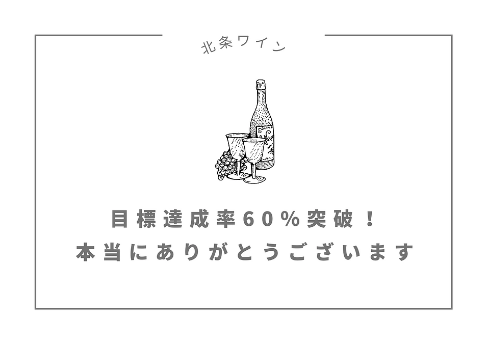 目標達成率60％突破！本当にありがとうございます。