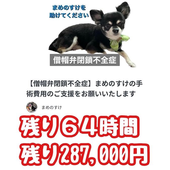 残り６４時間　達成率６４％