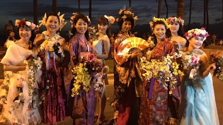 ホノルルフェスティバルで日本の和とお花を伝えたい！