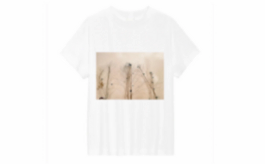 アーティストグッズ オリジナルプリントTシャツ　白