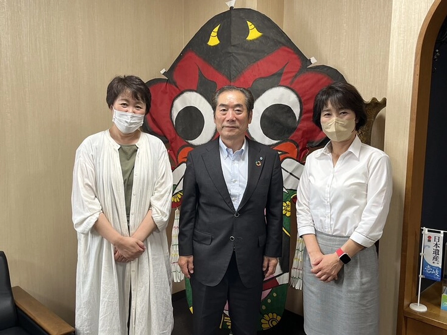 壱岐市長と面談