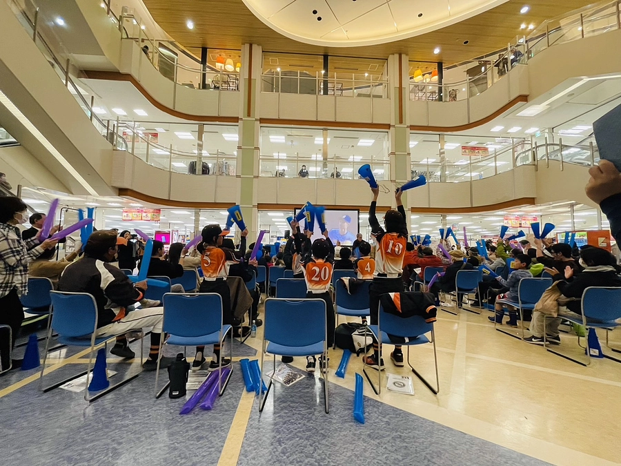 ２回戦のパブリックビューイングが開催されます（中央学院大学にて）