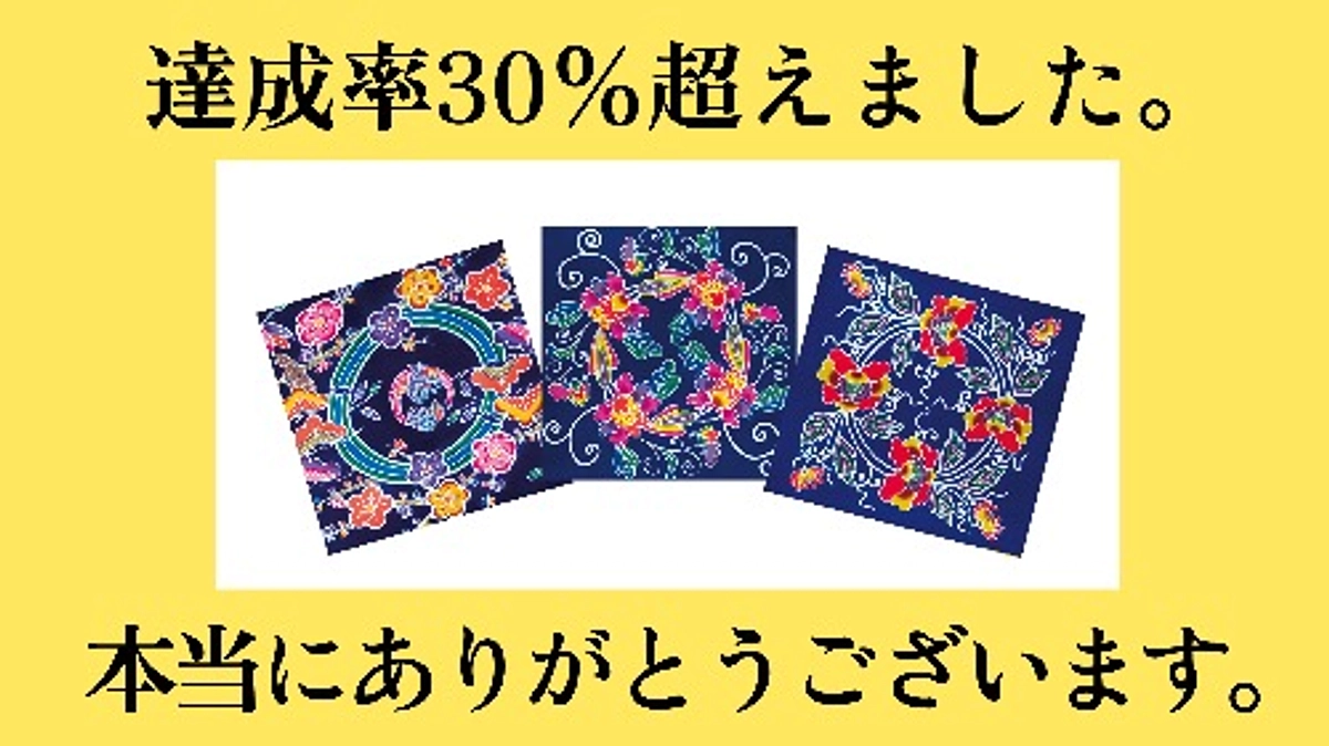 おかげさまで達成率30％突破しました