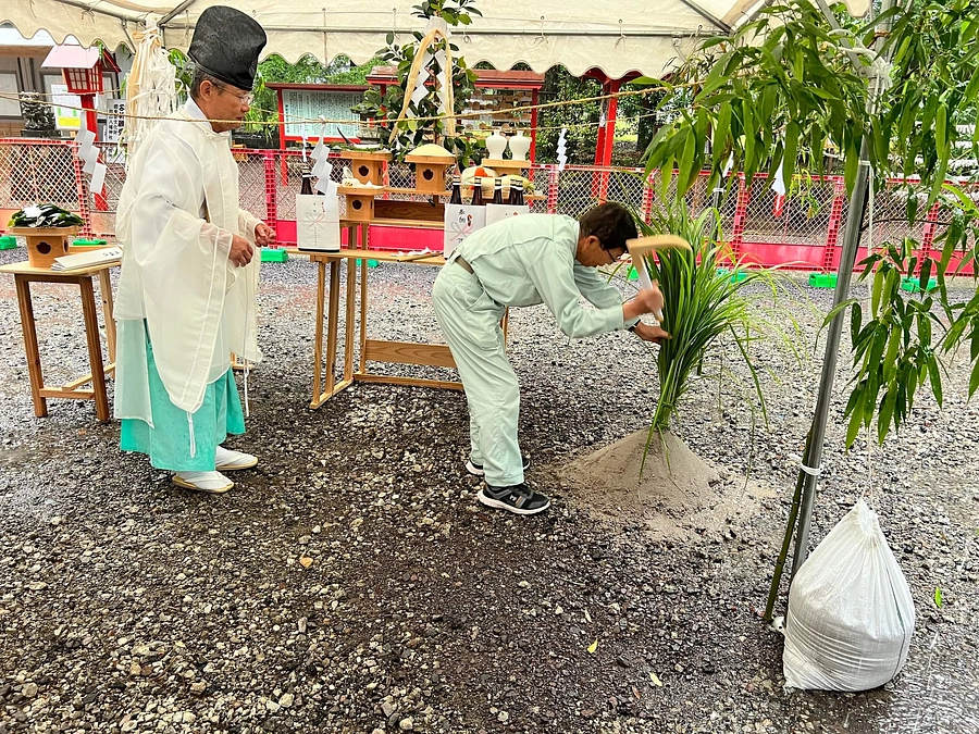 ご報告:地鎮祭を催行することができました