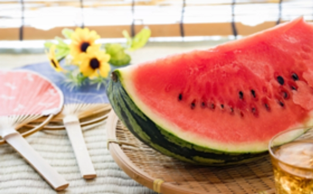＜食べる＞無農薬スイカ4玉よくばりコース