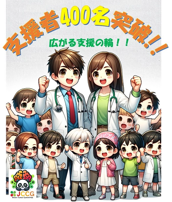 支援者が４００名を超えました！！