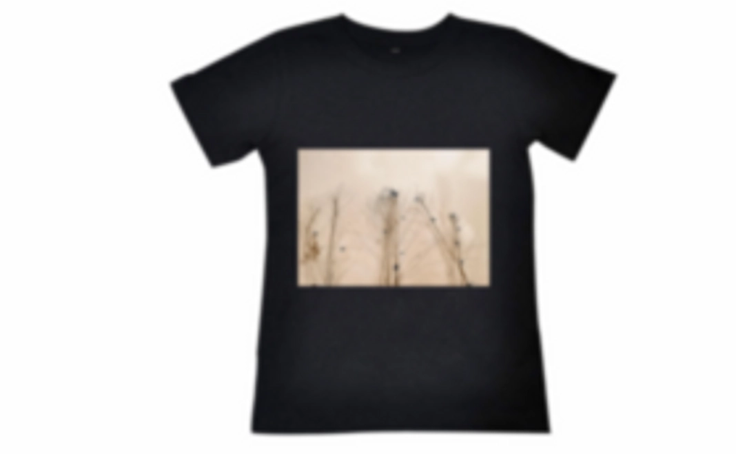 アーティストグッズ オリジナルプリントTシャツ　黒