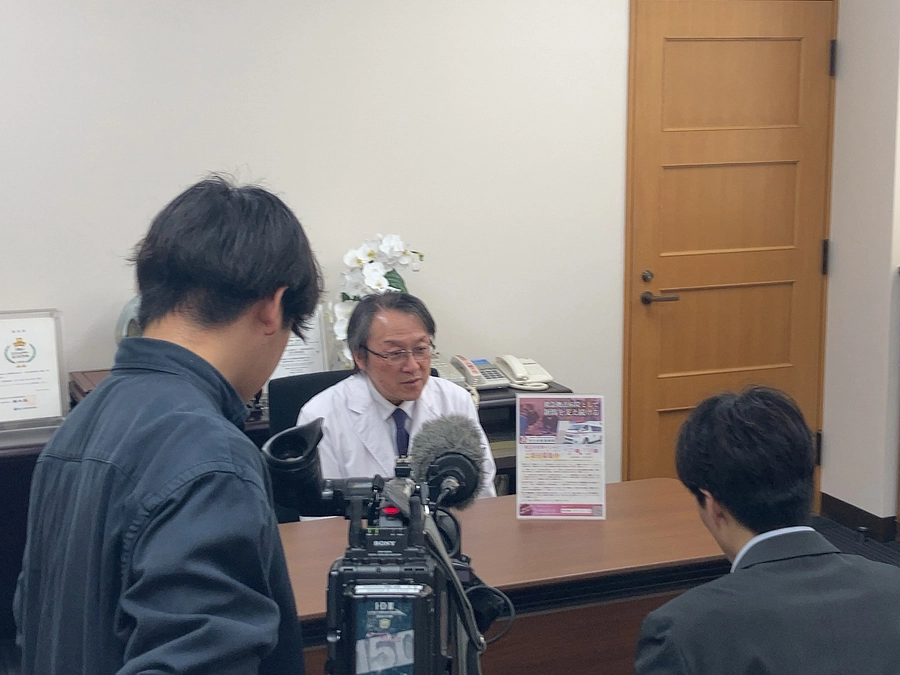 『BSN News ゆうなび』で当院のクラウドファンディングの取り組みが放送されました！