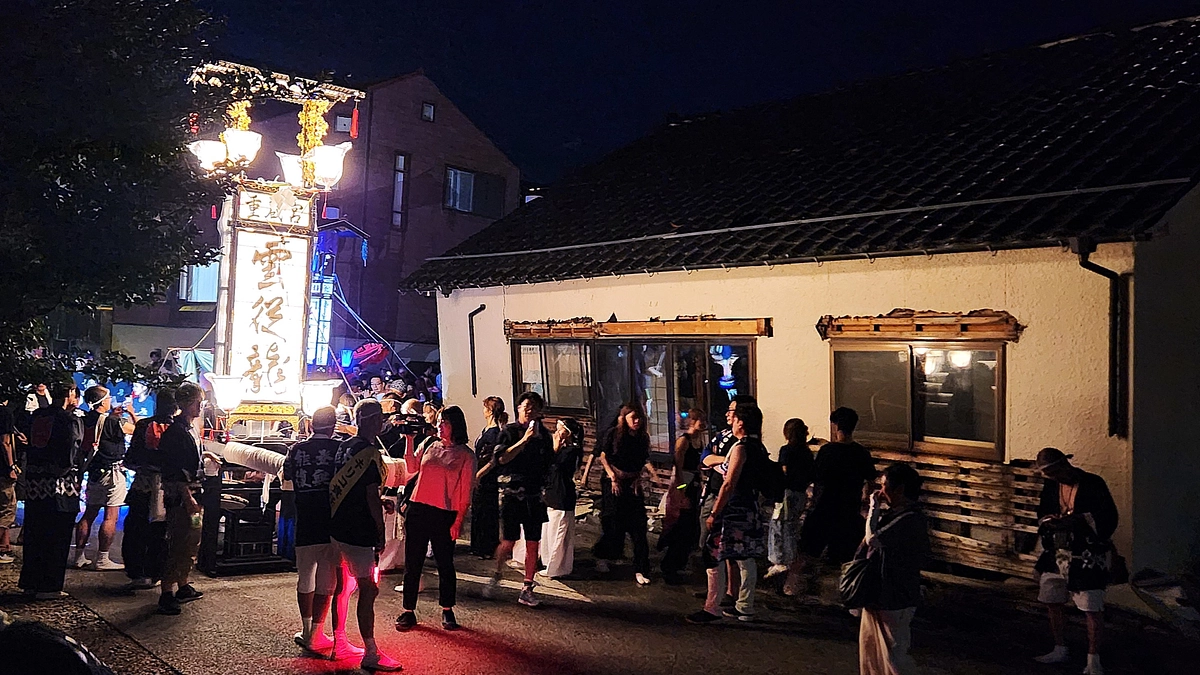 輪島の祭りが開催されました。