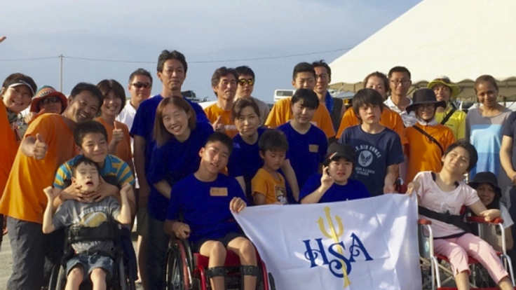 障がい児と兄弟家族が海で遊んで学ぶアソマナプロジェクト開催！