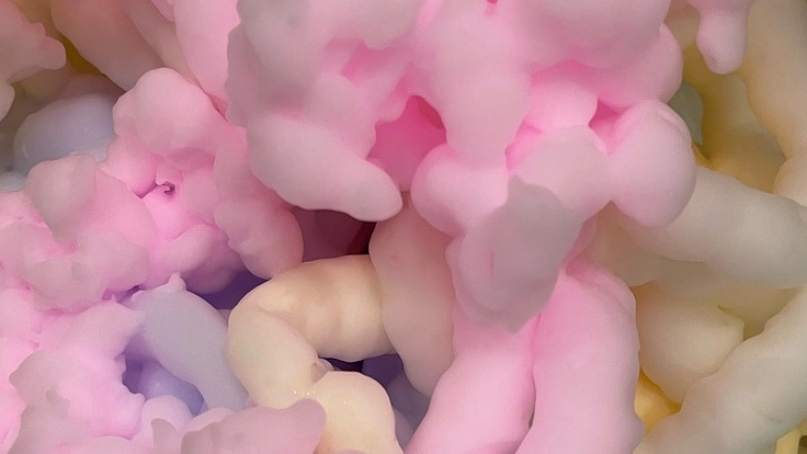 エアゾール缶のボディーソープ