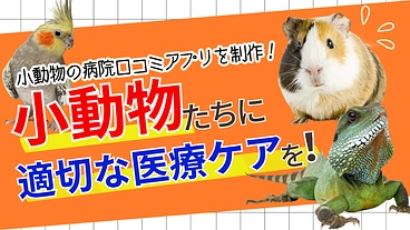 小さな命の医療格差をなくす。小動物病院アプリ「ミニケア」 のトップ画像