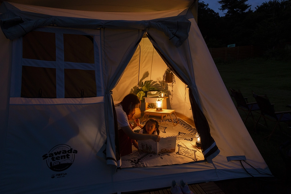 【リターンの紹介No.04】気軽にキャンプ！沢田ベースの宿泊プラン2024の紹介