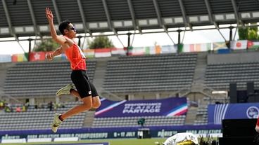 男子走り幅跳び（視覚障害）で世界に挑戦する石山大輝選手を応援しよう のトップ画像