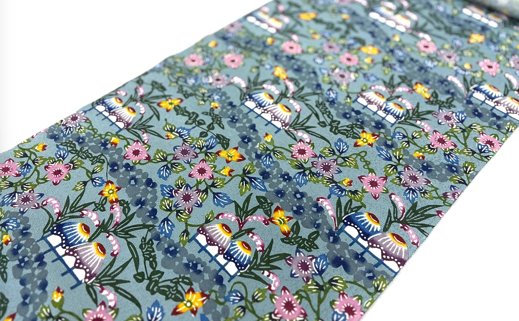 【受注生産】琉球びんがた六通帯　工房：伊佐紅型工房