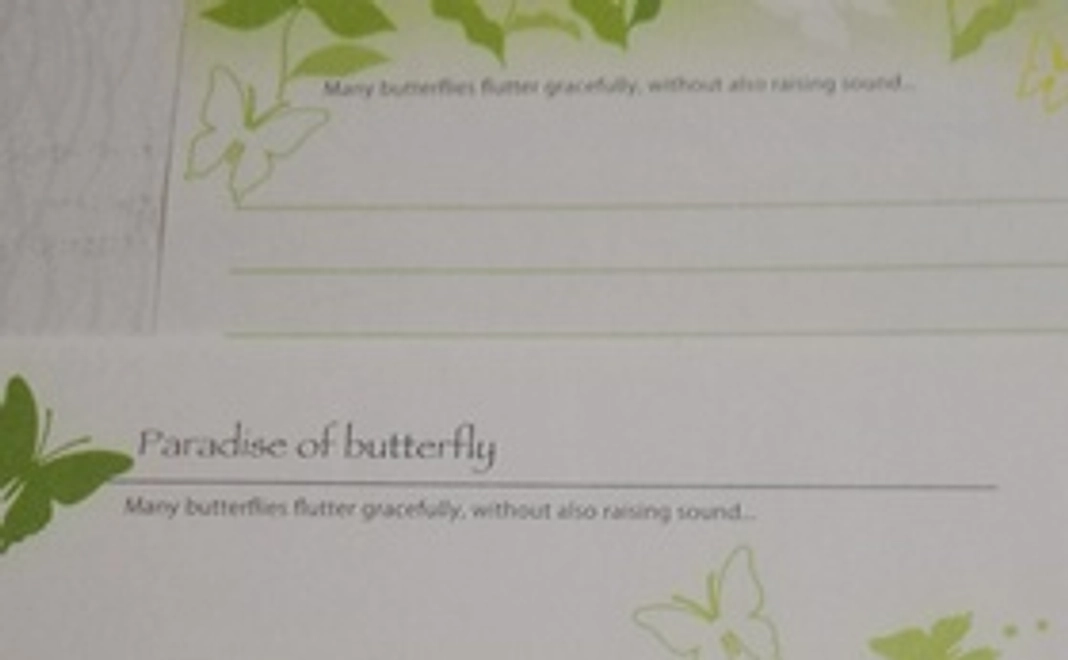 感謝のお手紙・改修後の写真1枚