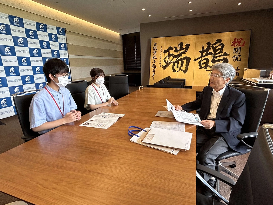 大阪大学元総長、平野俊夫先生にお会いしてきました！