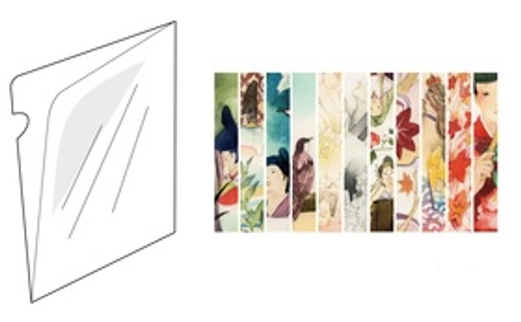 百人一首クリアファイル