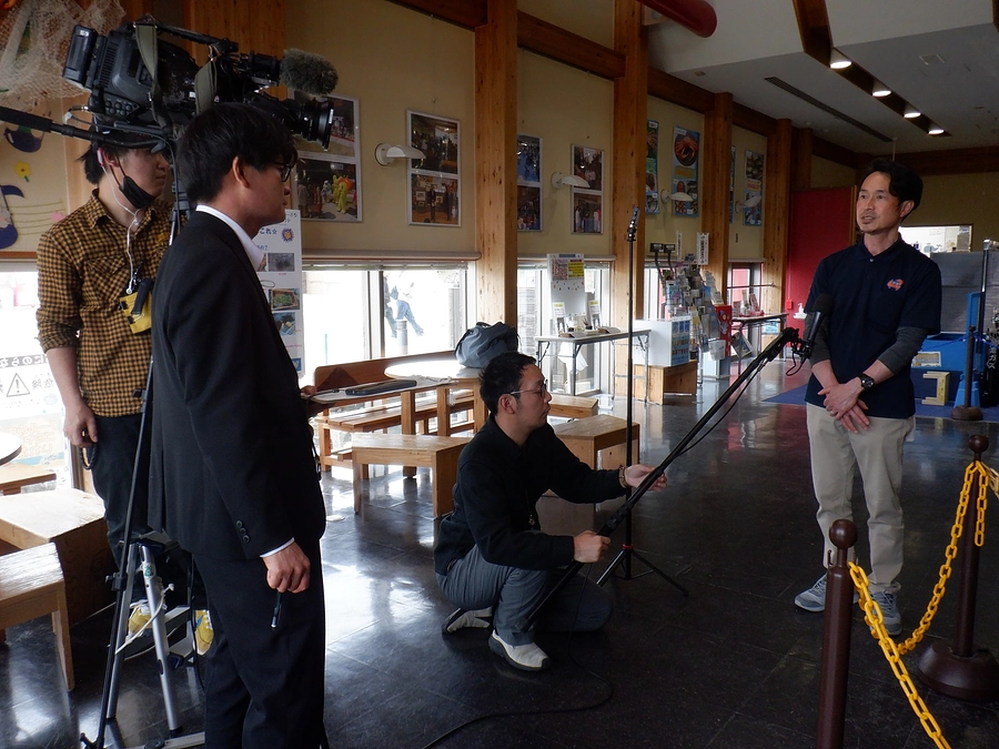 NHK鳥取の取材を受けました