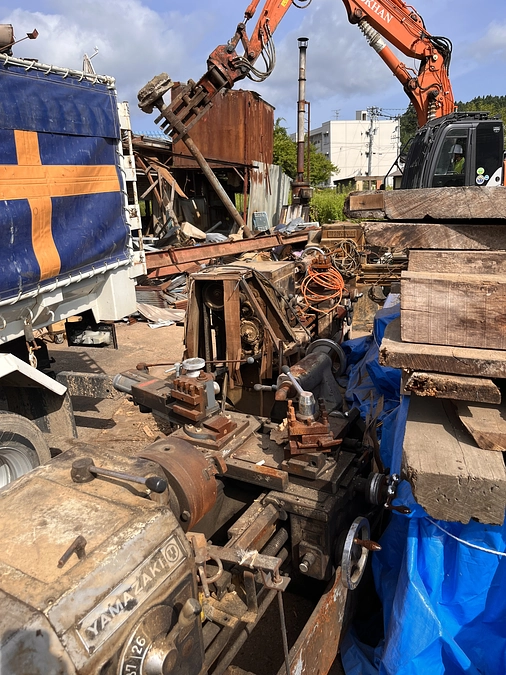 工場解体3日目