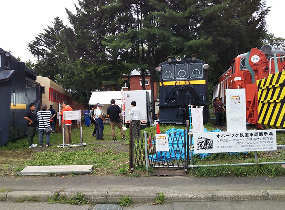 修復お披露目会＆鉄道マルシェ、たくさんの方にご来場いただきました。
